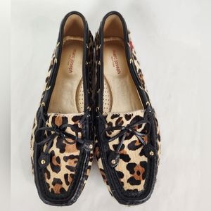 Marc Joseph Cypress Hill Exotic Tan Leopard, sz 8.5